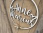Preview: Lasercut Hoop "Hochzeit 1" mit individuellem Laserschnitt Preview: Lasercut Hoop "Hochzeit 1" mit individuellem Laserschnitt