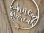 Preview: Lasercut Hoop "Hochzeit 1" mit individuellem Laserschnitt