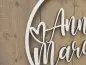 Preview: Lasercut Hoop "Hochzeit 1" mit individuellem Laserschnitt