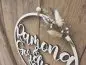 Preview: Lasercut Hoop "Hochzeit 2" mit individuellem Laserschnitt