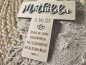Preview: Kreuz Taufe mit individueller Lasergravur und Schriftzug "Mathilda"