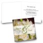 Preview: Klappkarte Hochzeit Einladungskarte quadratisch 125 mm + 210 mm Sarah & Kurt