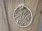 Preview: Lasercut Hoop "Geburtstag 2" mit individuellem Laserschnitt