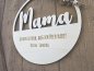 Preview: Lasercut Hoop "Mama 1" mit individuellem Laserschnitt