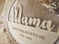 Preview: Lasercut Hoop "Mama 1" mit individuellem Laserschnitt