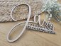 Preview: Lasercut "Hochzeit 1" mit individuellem Laserschnitt