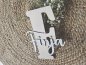 Preview: Namensschild Schriftzug Lasercut "Finja" mit großem Buchstaben