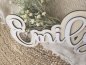 Preview: Namensschild Schriftzug mit Kontur "Emily" aus Holz und weißem Furnier