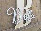 Preview: Namensschild Schriftzug Lasercut "Bela" mit großem Buchstaben