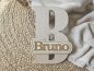 Preview: Namensschild Schriftzug Lasercut "Bruno" mit großem Buchstaben