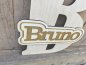 Preview: Namensschild Schriftzug Lasercut "Bruno" mit großem Buchstaben