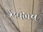 Mobile Preview: Namensschild Schriftzug Lasercut "Josefina" aus Holz