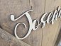 Preview: Namensschild Schriftzug Lasercut "Josefina" aus Holz