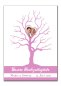 Mobile Preview: Wedding Tree mit Foto auf Leinwand mit Keilrahmen pink