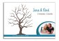 Preview: Wedding Tree mit Foto auf Leinwand mit Keilrahmen "Jana und Rene"