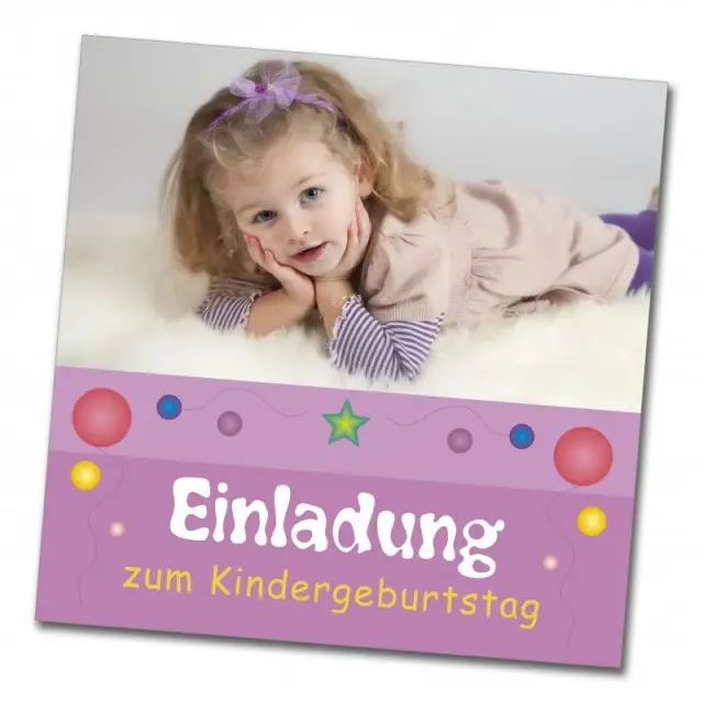 Geburtstag Einladungskarte quadratisch 125 mm + 210 mm Kim-Leonie