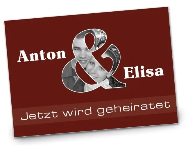 Hochzeit Einladungskarte DIN A6 + DIN A5 quer Anton & Elisa