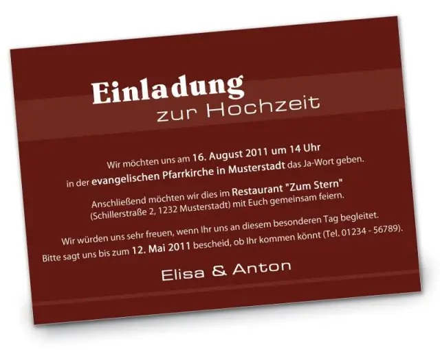 Hochzeit Einladungskarte DIN A6 + DIN A5 quer Anton & Elisa