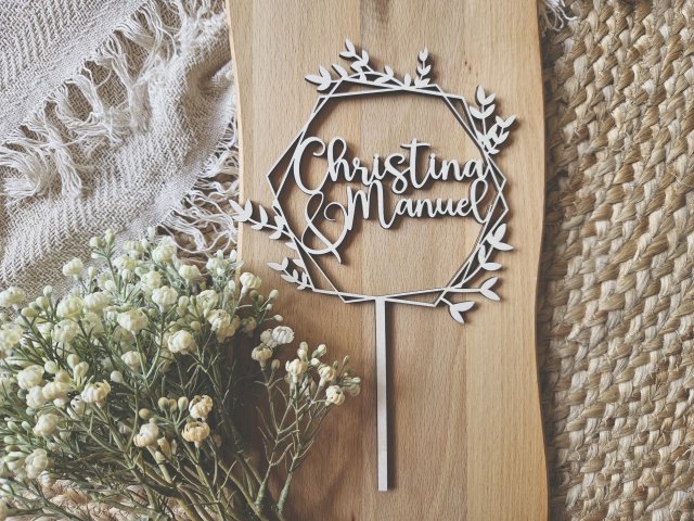 Preview: Cake Topper Schriftzug 