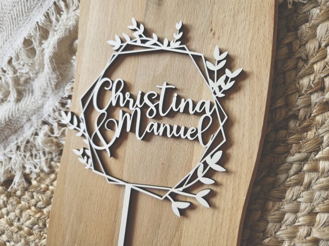 Preview: Cake Topper Schriftzug 