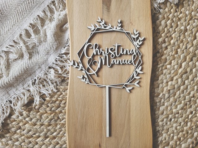 Preview: Cake Topper Schriftzug 