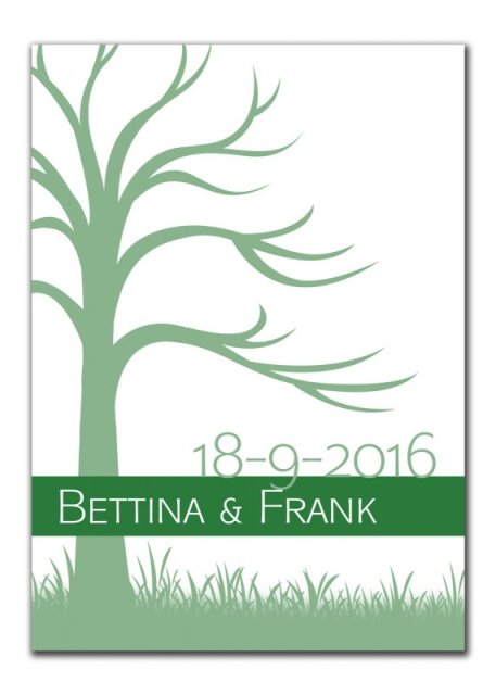 Gaestebaum Wedding Tree Konfirmation Hochzeit Bettina Frank gruen