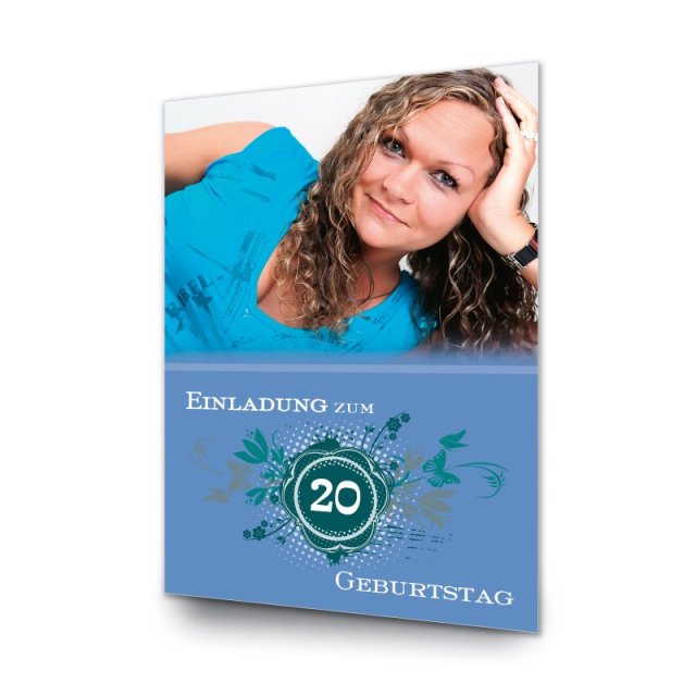 Preview: Geburtstag Einladungskarte Sabi