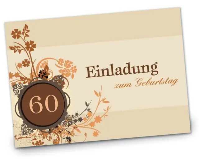 Geburtstag Einladungskarte DIN A6 A5 quer Else beige