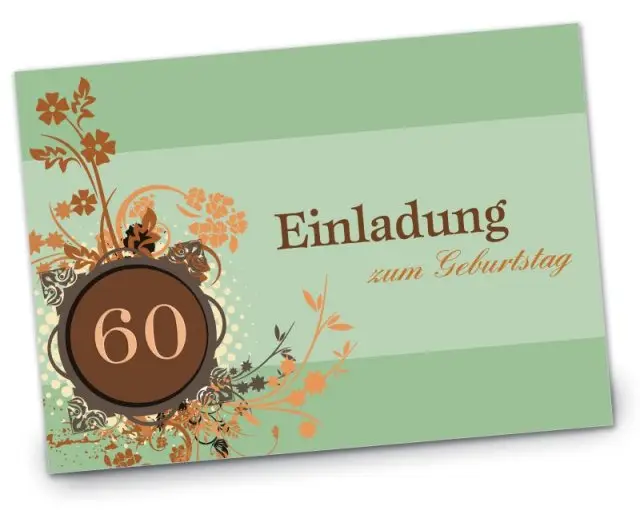 Geburtstag Einladungskarte DIN A6 A5 quer Else gruen