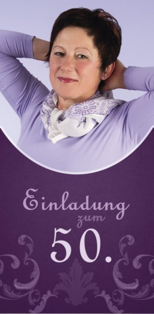 Preview: Geburtstag Einladungskarte Regina