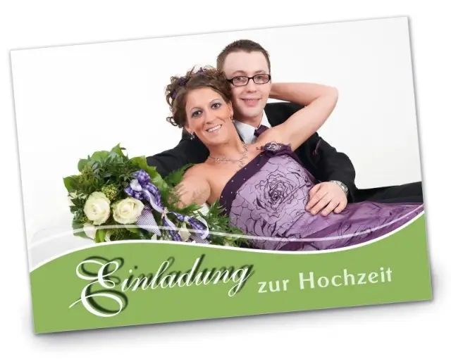 Hochzeit Einladungskarte DIN A6 + DIN A5 quer Alexandra & Tobias