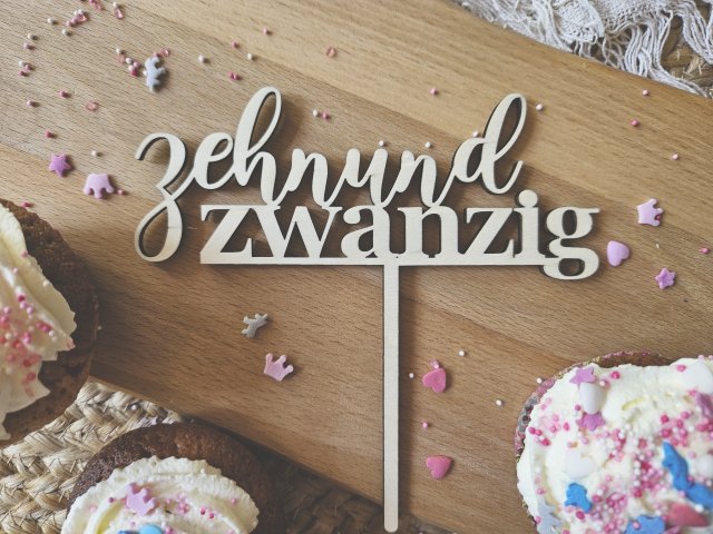 Tortenstecker "30. Geburtstag 1" Cake Topper Tortendeko