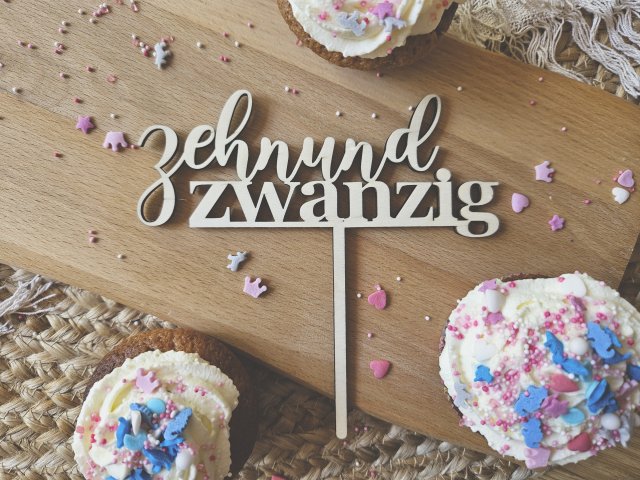 Tortenstecker "30. Geburtstag 1" Cake Topper Tortendeko