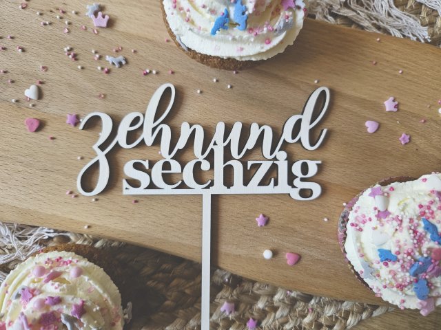 Tortenstecker "70. Geburtstag 1" Cake Topper Tortendeko