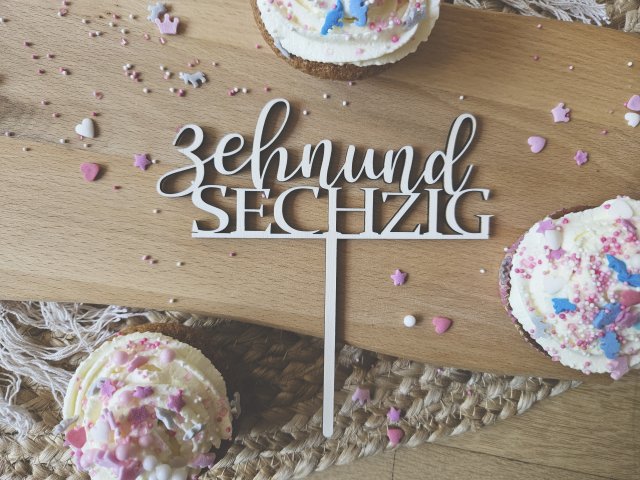 Tortenstecker "70. Geburtstag 2" Cake Topper Tortendeko