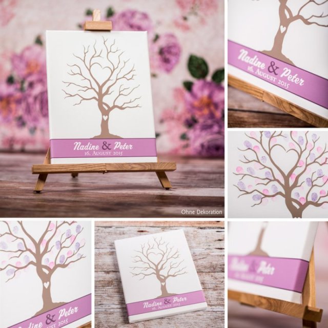 Wedding Tree Fingerabdruch