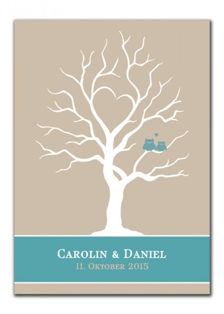 Wedding Tree Carolin Daniel blau
